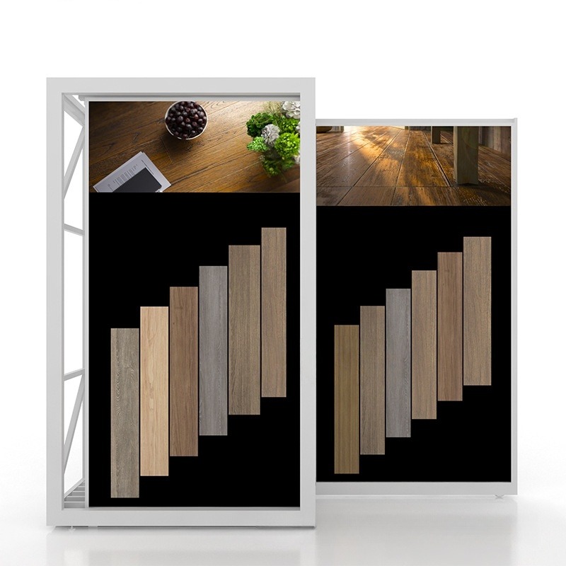 Hoogwaardige trek-duw tegelrek - Display Stand Wood recensie en prijs