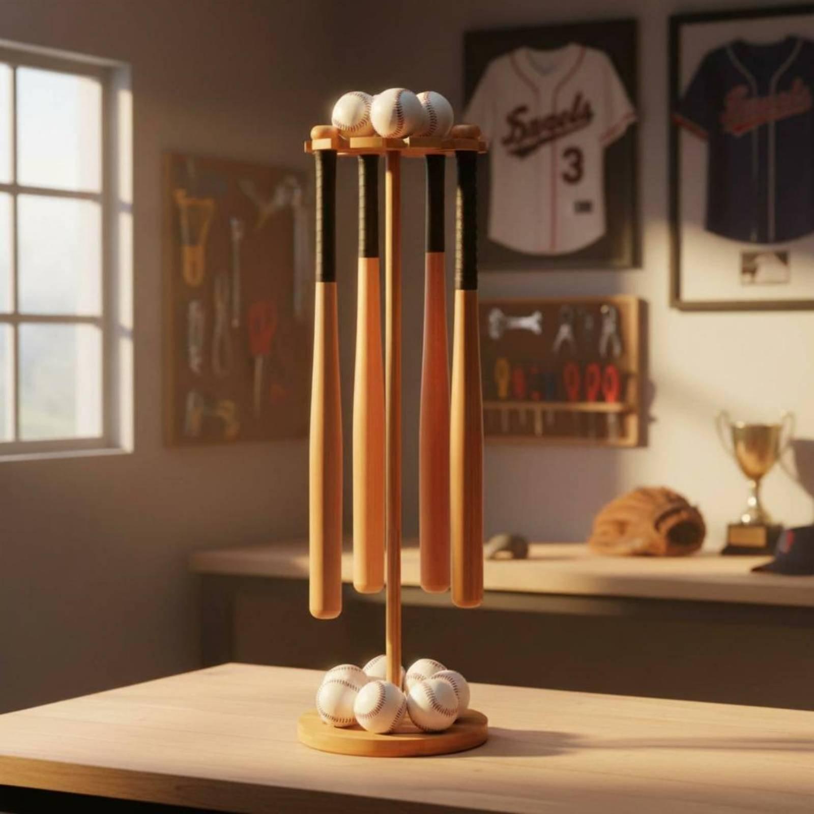 Ruimtebesparende houten displa - Display Stand Wood recensie en prijs